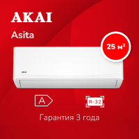 Кондиционер AKAI ASITA25HW / ASOTA25HW серия ASITA ON/OFF