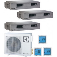 Мультисплит система Electrolux EACD/I-09 х 2 + EACD/I-12/EACO/I-24 FMI-3