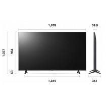 Телевизор LG 75UR78006LK.ARUB черный